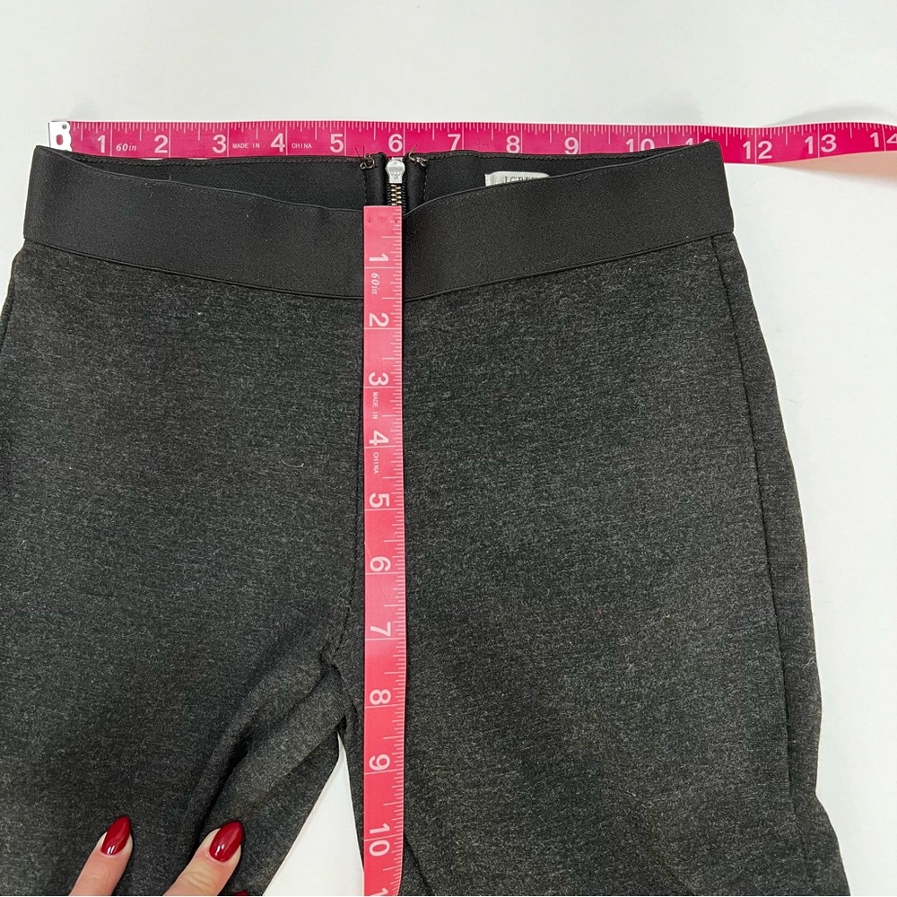 J.Crew High Rise Ponte Leggings with Elastic Waist and Exposed Back Zipper - Picture 10 of 16